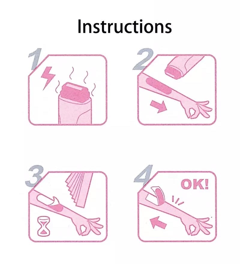 Electric Hair Removal Wax-melt Machine, Heater EU Plug Portable Epilator Roll, Heater Melt Depilation Hair Removal, SPA Handheld Body Depilatory Machine Hair Removal Tool Electric Hair Removal Wax-melt Machine, Heater EU Plug Portable Epilator Roll, Heater Melt Depilation Hair Removal, SPA Handheld Body Depilatory Machine Hair Removal Tool
